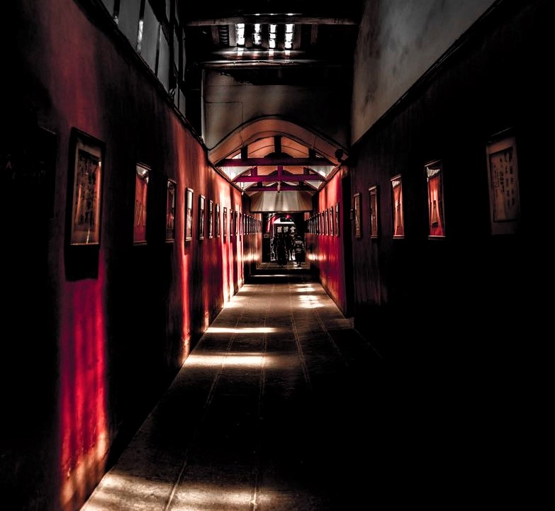 Inside temple in China